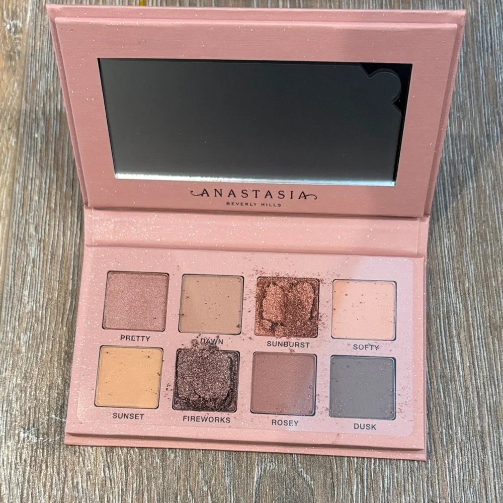 Anastasia Beverly Hills Glittery Pink 8 color Palette New, read description!